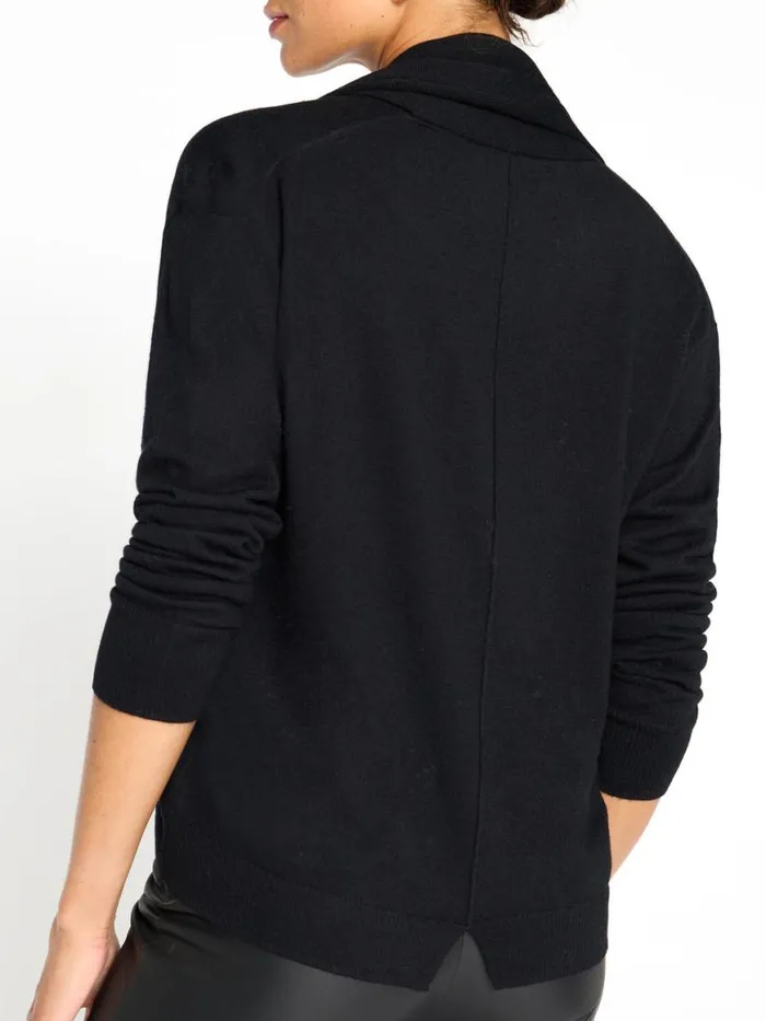 Shop Brochu Walker Sweaters The Oren Tie Pullover Black Onyx