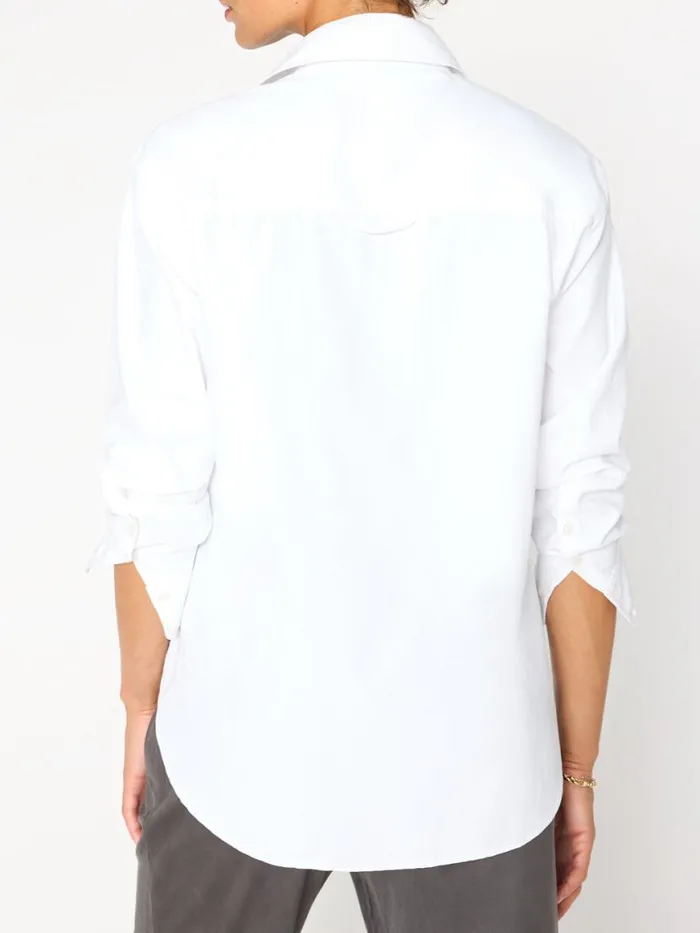Shop Brochu Walker Tops The Everyday Shirt Salt White