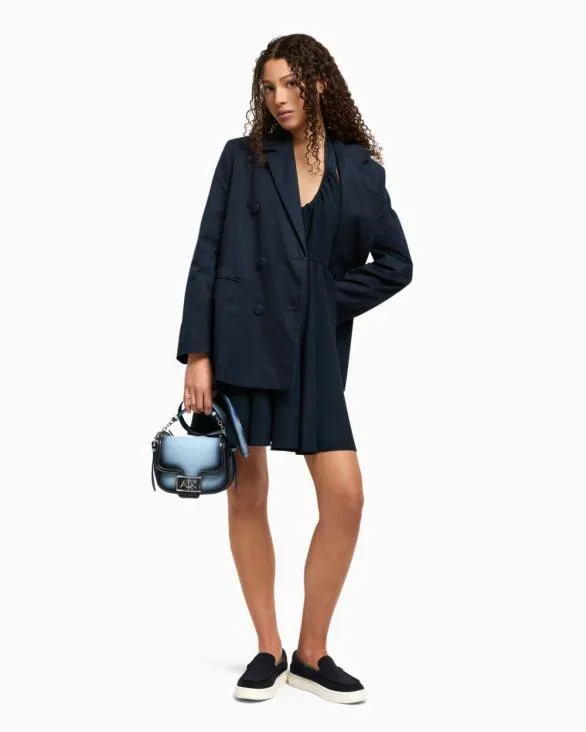 Short Dresses Navyblue Women Armani Dresses And Jumpsuits