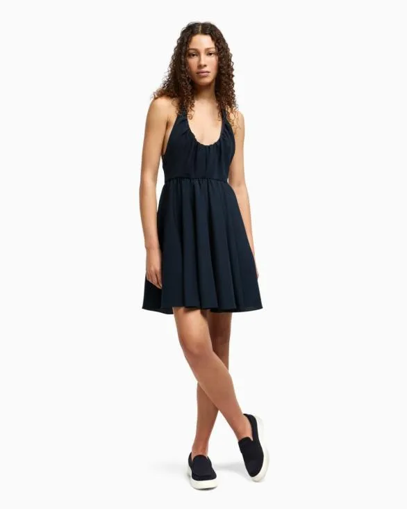 Short Dresses Navyblue Women Armani Dresses And Jumpsuits