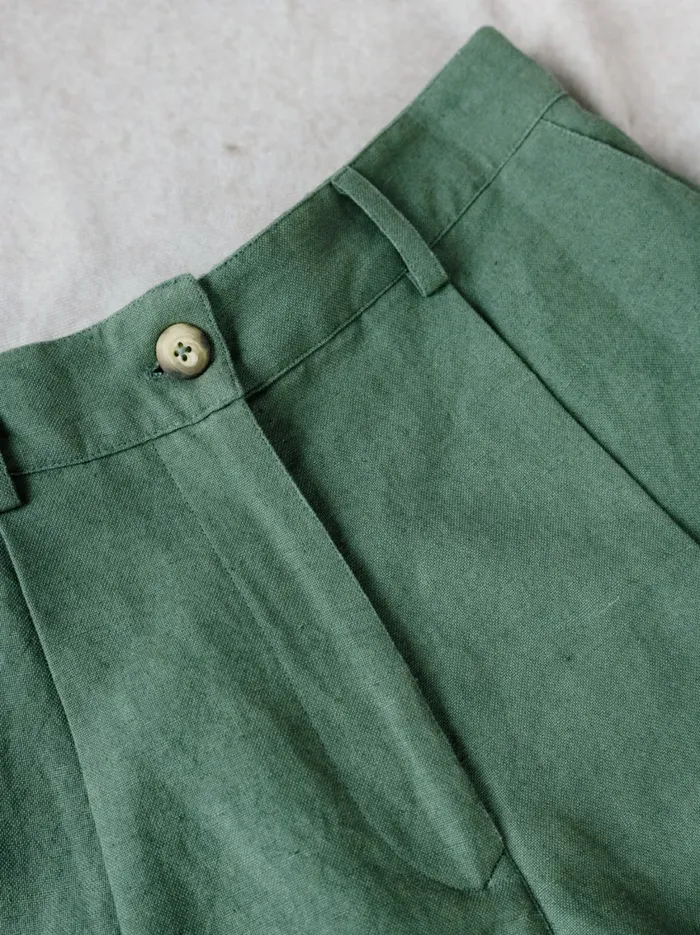 Shorts Esme Linen Short Driftwood 8211 Able Women