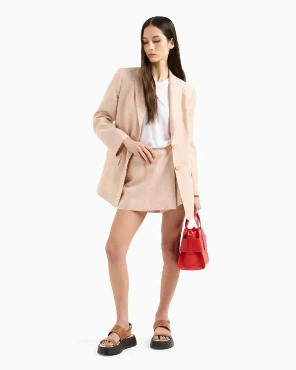 Shorts Pink Women Armani Matching Sets Shorts Pink Women Armani Matching Sets