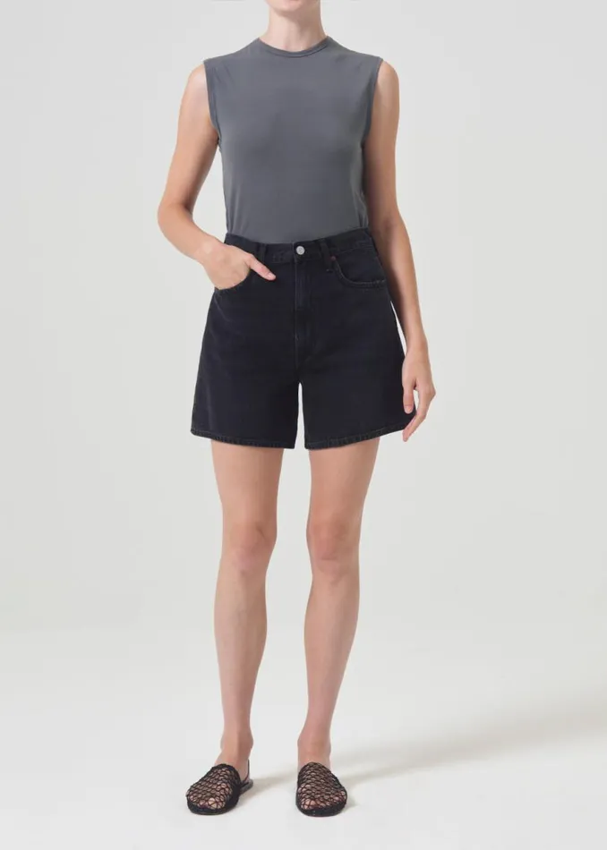 Shorts Women Agolde Stella High Rise Short In Bat