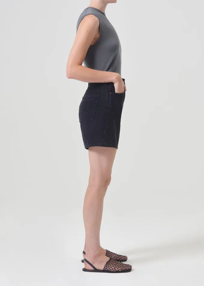 Shorts Women Agolde Stella High Rise Short In Bat