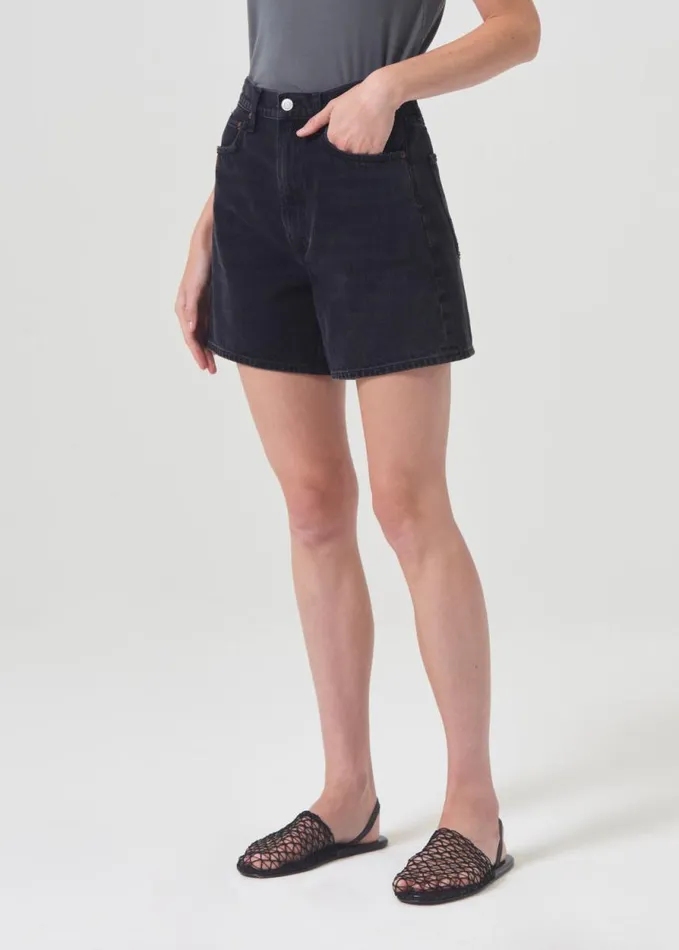 Shorts Women Agolde Stella High Rise Short In Bat