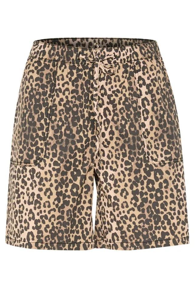 Shorts Women CULTURE CUhalina Shorts Leopard Wash