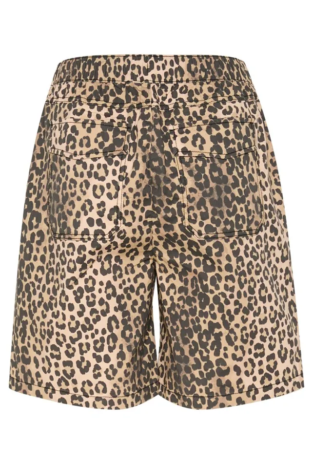 Shorts Women CULTURE CUhalina Shorts Leopard Wash