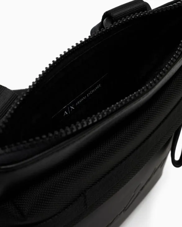 Shoulder Bag With External Pocket Black Men Armani Crossbody Bags Shoulder Bag With External Pocket Black Men Armani Crossbody Bags