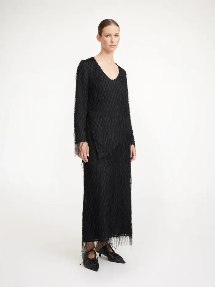 Siimona Blouse Black Women By Malene Birger Tops and Blouses