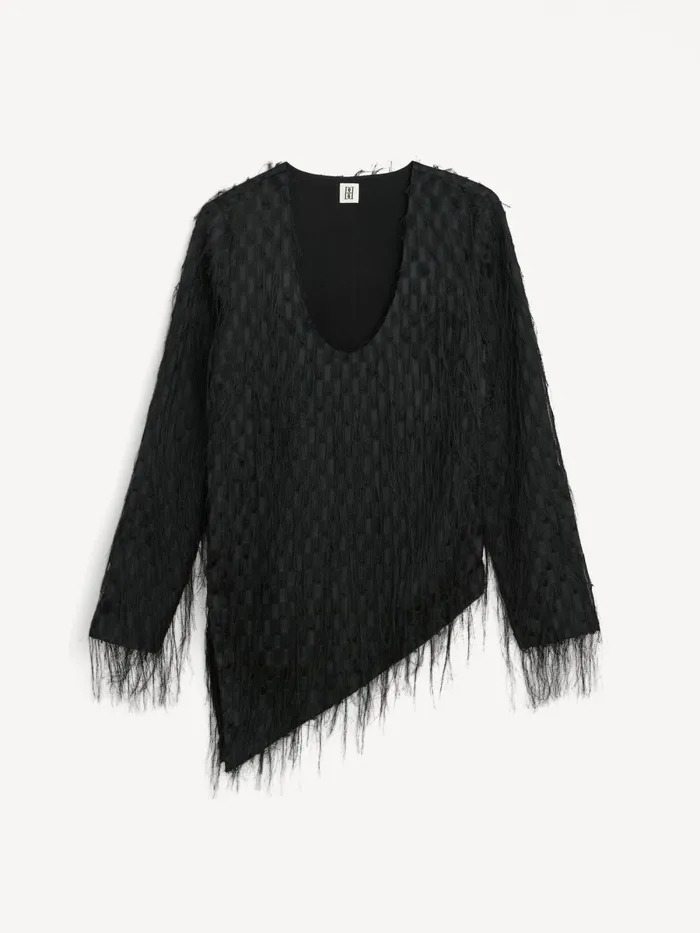 Siimona Blouse Black Women By Malene Birger Tops and Blouses