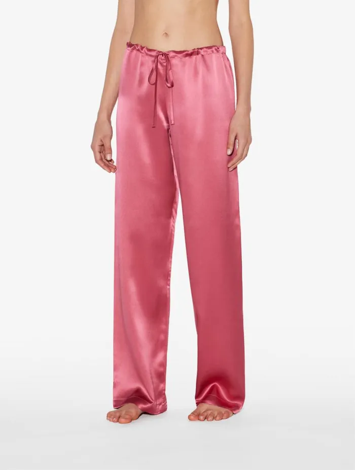 Silk Pajama Set In Wild Orchid Sleepwear La Perla Pajamas