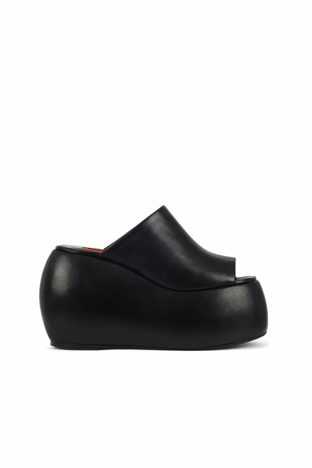 Simon Miller Bubble Clogs Women Platform Bubble Wedge Black