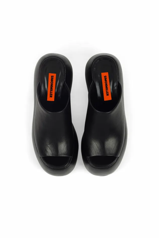 Simon Miller Bubble Clogs Women Platform Bubble Wedge Black Simon Miller Bubble Clogs Women Platform Bubble Wedge Black