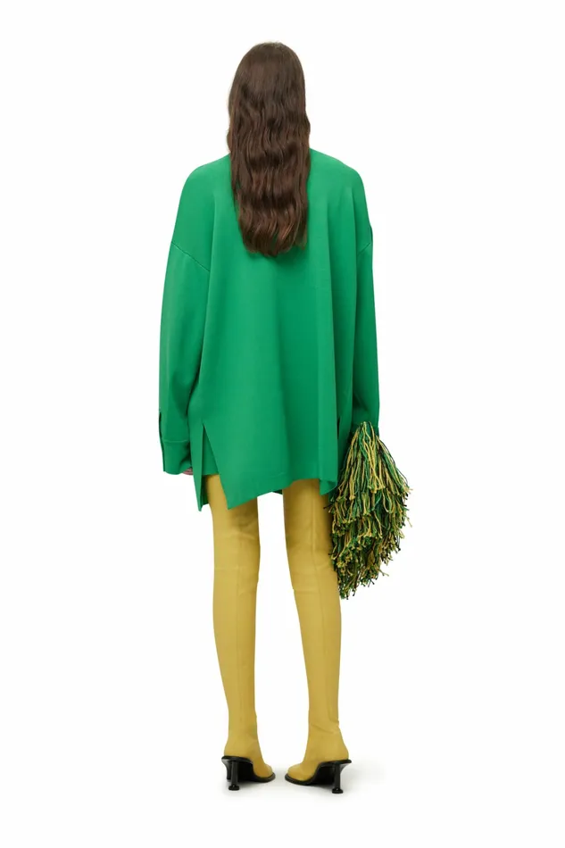 Simon Miller Dresses Women Knits By Oversized Blaz Shirt Jacket Grass Green Simon Miller Dresses Women Knits By Oversized Blaz Shirt Jacket Grass Green