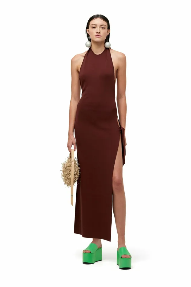 Simon Miller Knitwear Women Knits By Junjo Dress Chocolate Simon Miller Knitwear Women Knits By Junjo Dress Chocolate