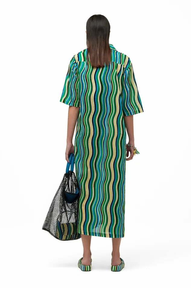 Simon Miller Prints Women Santos Dress Candy Swirl Simon Miller Prints Women Santos Dress Candy Swirl