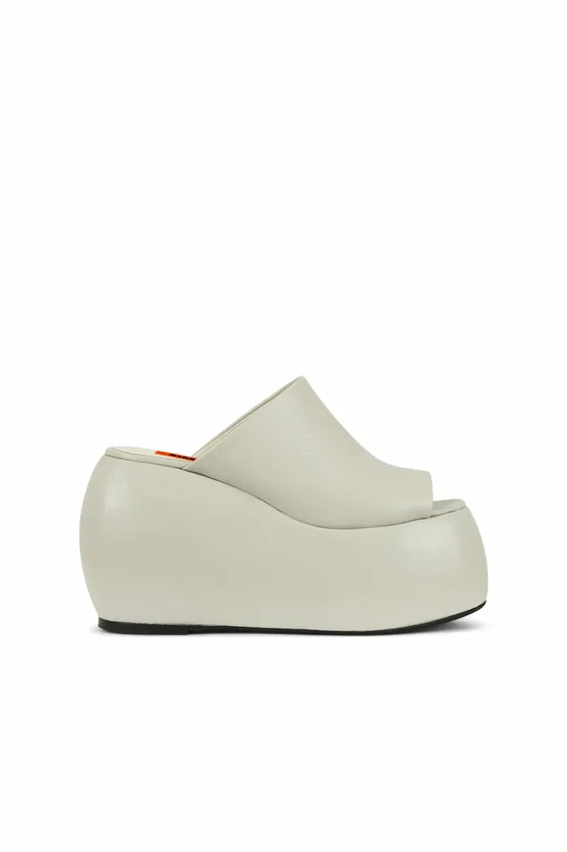 Simon Miller Sandals Women Platform Bubble Wedge Macadamia