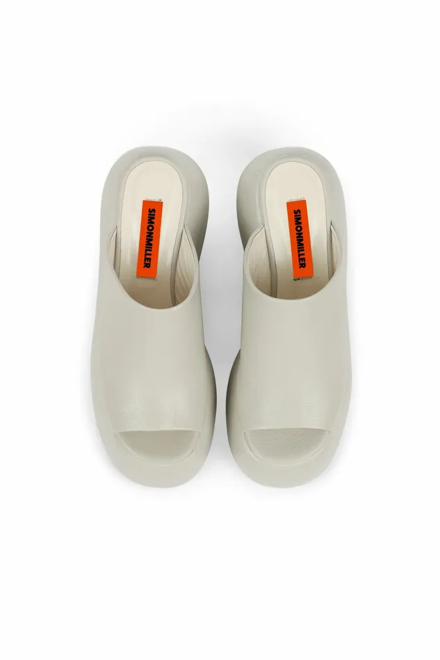 Simon Miller Sandals Women Platform Bubble Wedge Macadamia