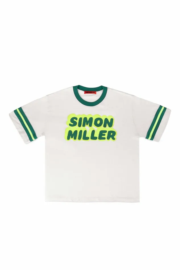 Simon Miller Tees Women Dibby Oversized Tee Valley Green Dibby Graphic