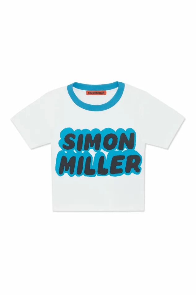 Simon Miller Tees Women Dibby Tee Taffy Blue Dibby Graphic
