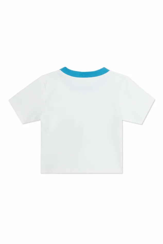 Simon Miller Tees Women Dibby Tee Taffy Blue Dibby Graphic Simon Miller Tees Women Dibby Tee Taffy Blue Dibby Graphic