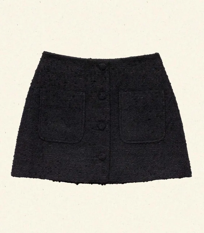Skirts Women DEN Elina Skirt Black Skirts Women DEN Elina Skirt Black