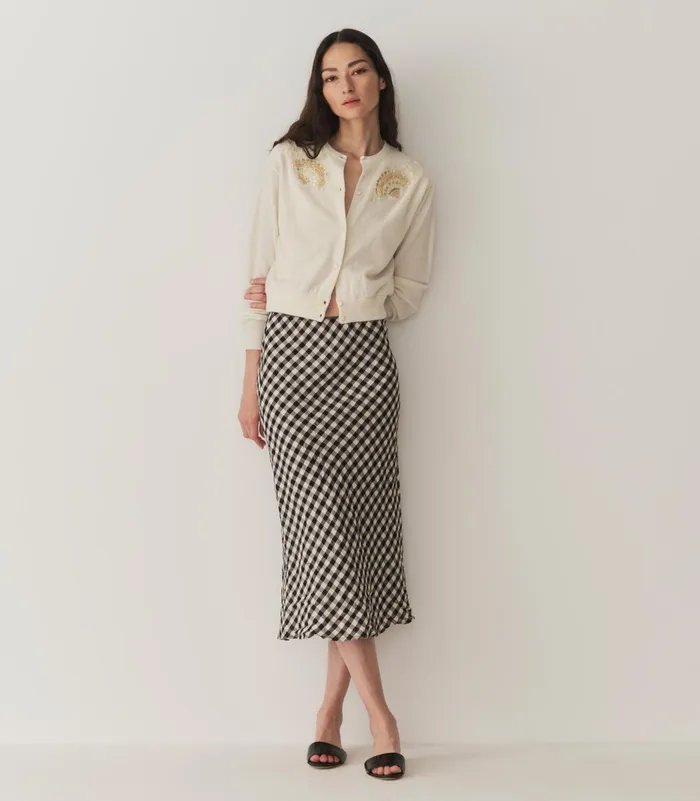 Skirts Women DEN Elowen Skirt Marilyn Gingham Skirts Women DEN Elowen Skirt Marilyn Gingham