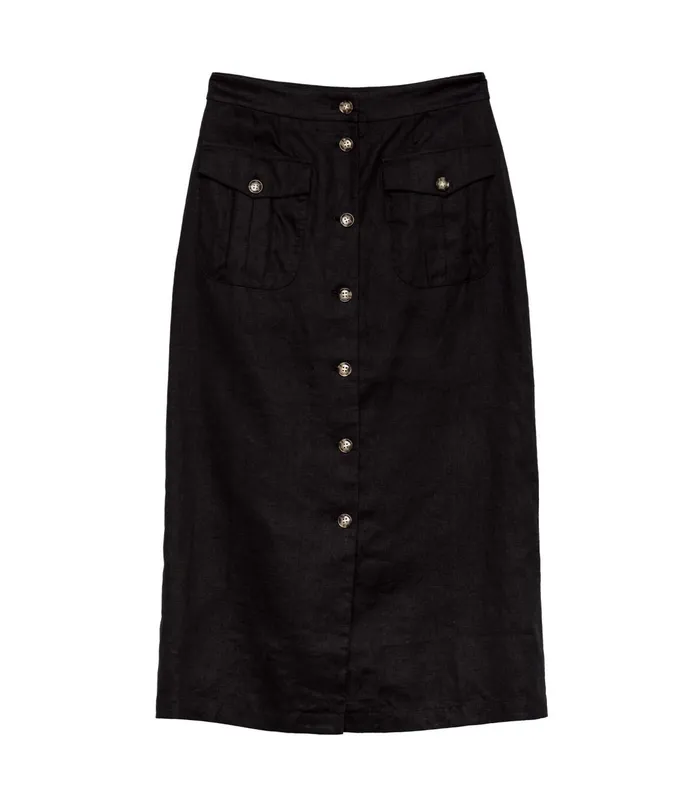 Skirts Women DEN Lourdes Skirt Black Skirts Women DEN Lourdes Skirt Black