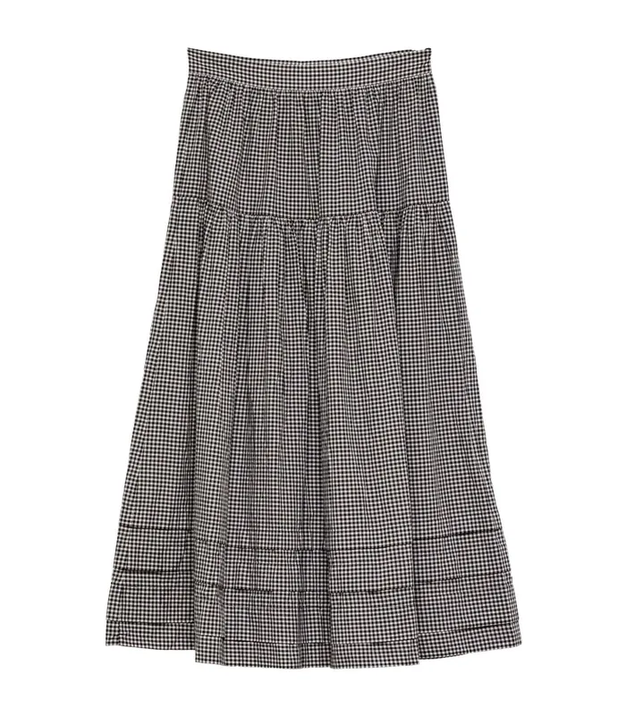 Skirts Women DEN Sebastiane Skirt La Maddalena Gingham Skirts Women DEN Sebastiane Skirt La Maddalena Gingham