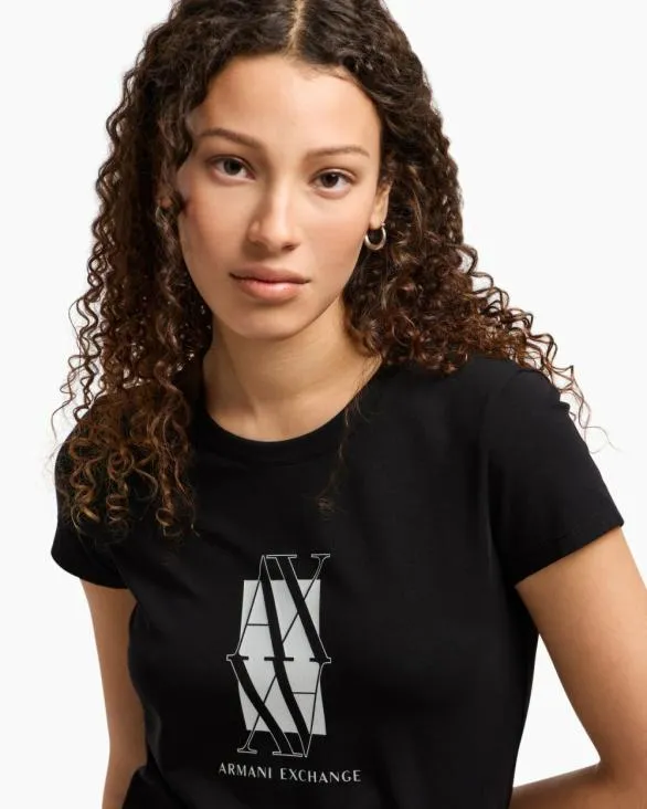 Slim Fit TShirts Black Women Armani TShirts Slim Fit TShirts Black Women Armani TShirts