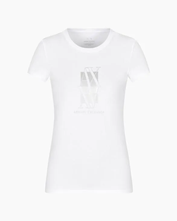 Slim Fit TShirts White Women Armani TShirts