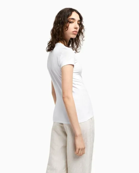 Slim Fit TShirts White Women Armani TShirts Slim Fit TShirts White Women Armani TShirts