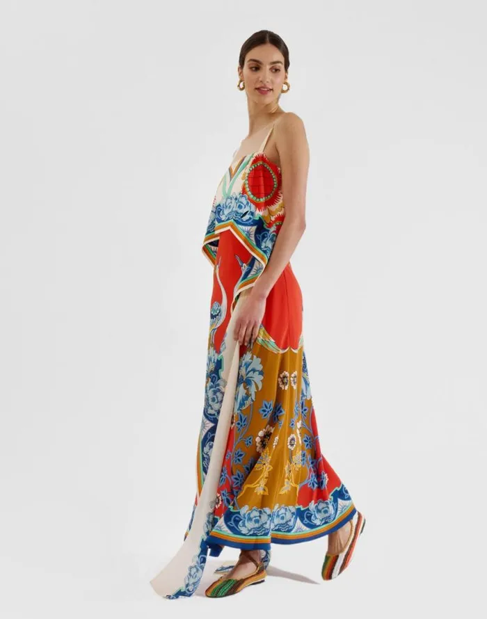SlipAround Dress Place Taormina Place Rust Women La Double J Dresses SlipAround Dress Place Taormina Place Rust Women La Double J Dresses