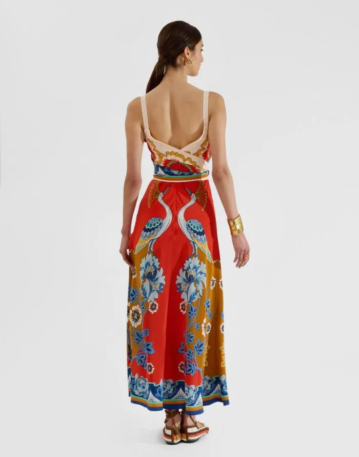 SlipAround Dress Place Taormina Place Rust Women La Double J Dresses SlipAround Dress Place Taormina Place Rust Women La Double J Dresses