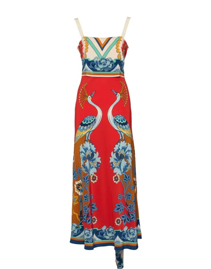 SlipAround Dress Place Taormina Place Rust Women La Double J Dresses SlipAround Dress Place Taormina Place Rust Women La Double J Dresses
