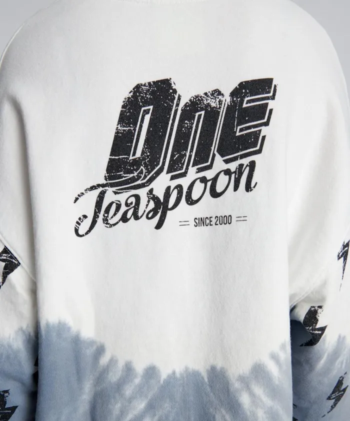 SMOKE AND LIGHTNING CROPPED SWEATER Women One Teaspoon Hoodies And Sweats SMOKE AND LIGHTNING CROPPED SWEATER Women One Teaspoon Hoodies And Sweats