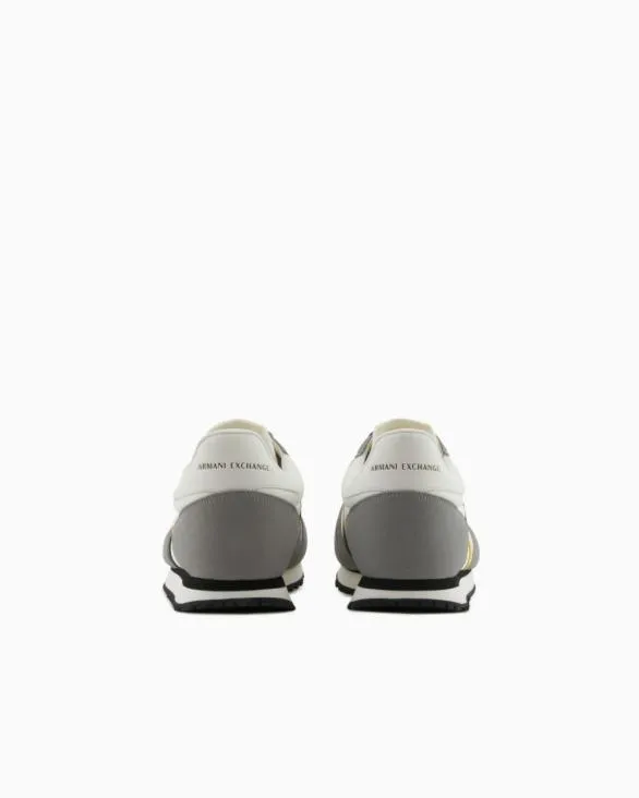 Sneakers In Ecosuede Mesh And Nylon Grey Men Armani Sneakers Sneakers In Ecosuede Mesh And Nylon Grey Men Armani Sneakers