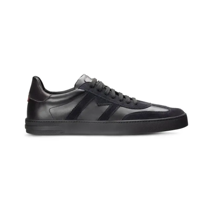 Sneakers Men Moreschi Black Leather Sneaker
