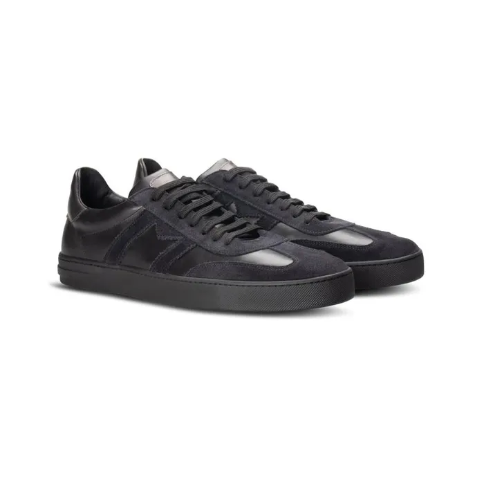 Sneakers Men Moreschi Black Leather Sneaker