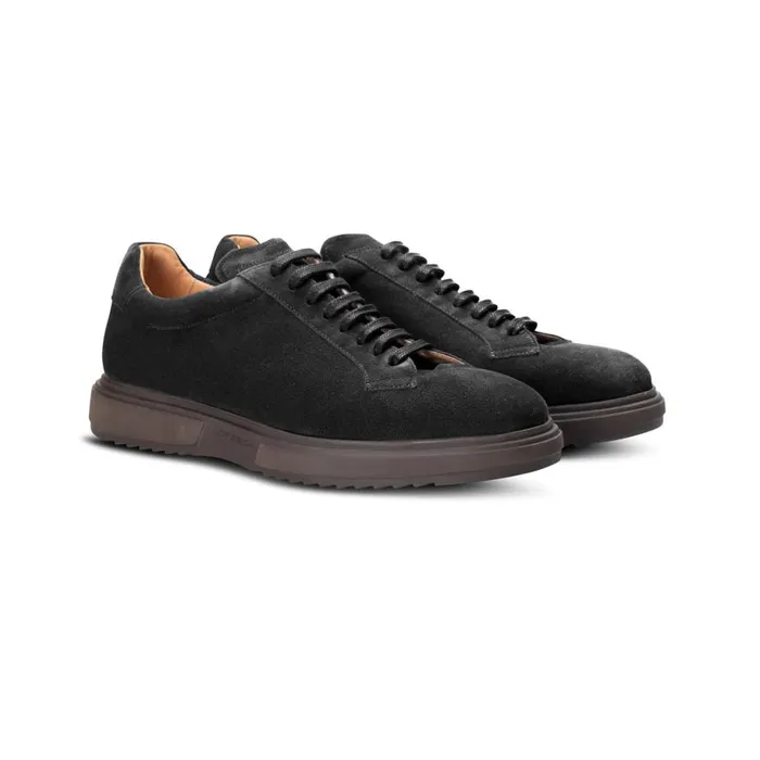Sneakers Men Moreschi Black Suede Sneaker