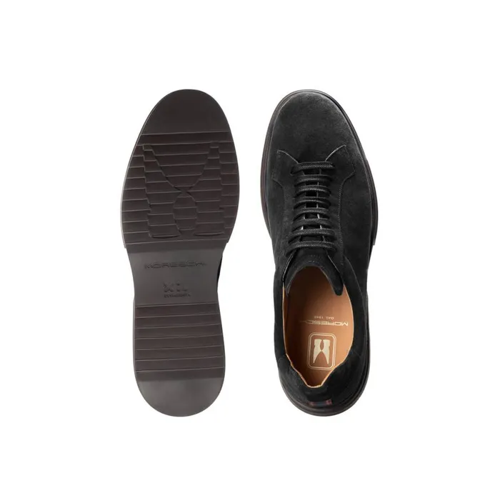 Sneakers Men Moreschi Black Suede Sneaker