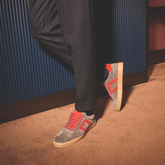 Sneakers Men Moreschi Grey Suede Sneaker