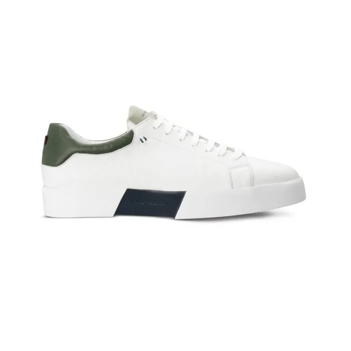 Sneakers Men Moreschi White And Green Sneaker