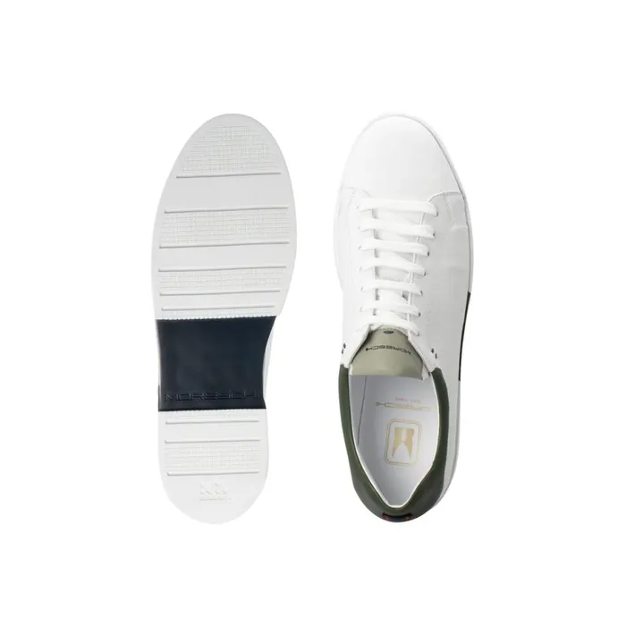 Sneakers Men Moreschi White And Green Sneaker