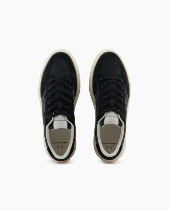 Sneakers With Allover Logo Insert Black Men Armani Sneakers Sneakers With Allover Logo Insert Black Men Armani Sneakers