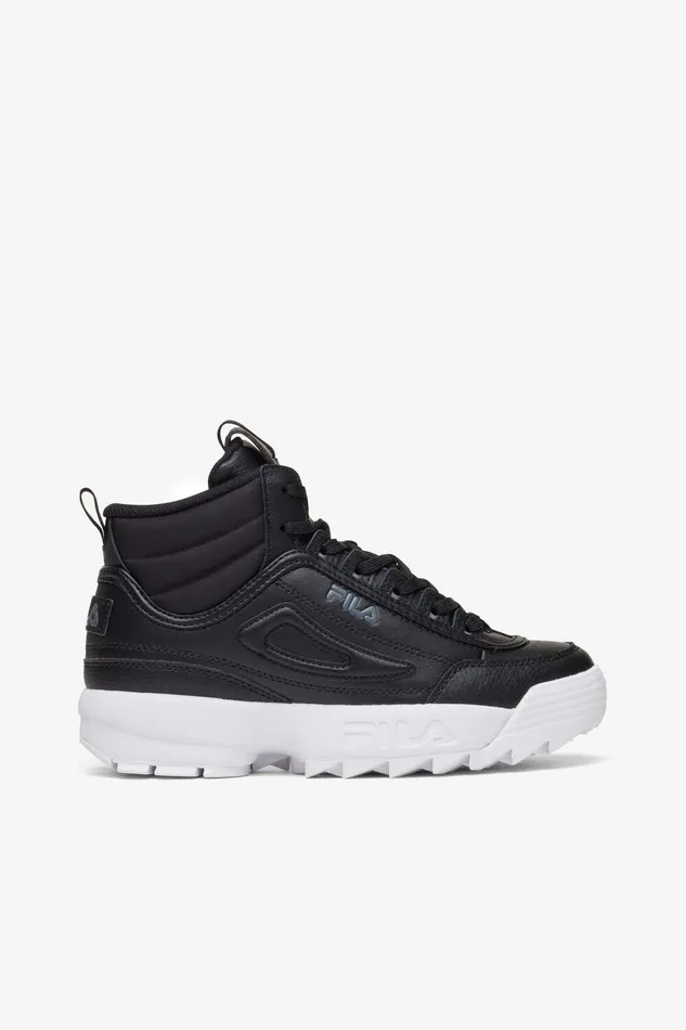 Sneakers Women Fila Disruptor 2 Mid 013 Blackblackwhite