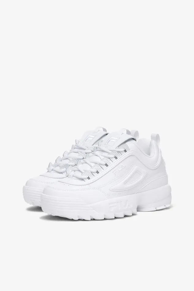 Sneakers Women Fila Disruptor 2 Premium 100 Triple White Sneakers Women Fila Disruptor 2 Premium 100 Triple White