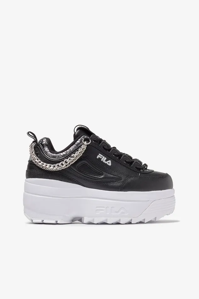 Sneakers Women Fila Disruptor 2 Wedge Festival 021 Blackwhiteblack