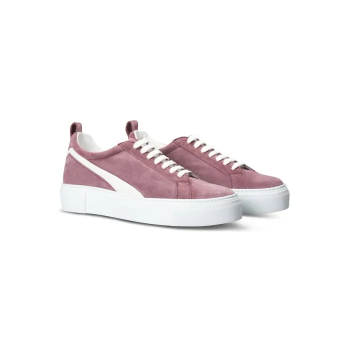 Sneakers Women Moreschi Pink Suede Sneaker