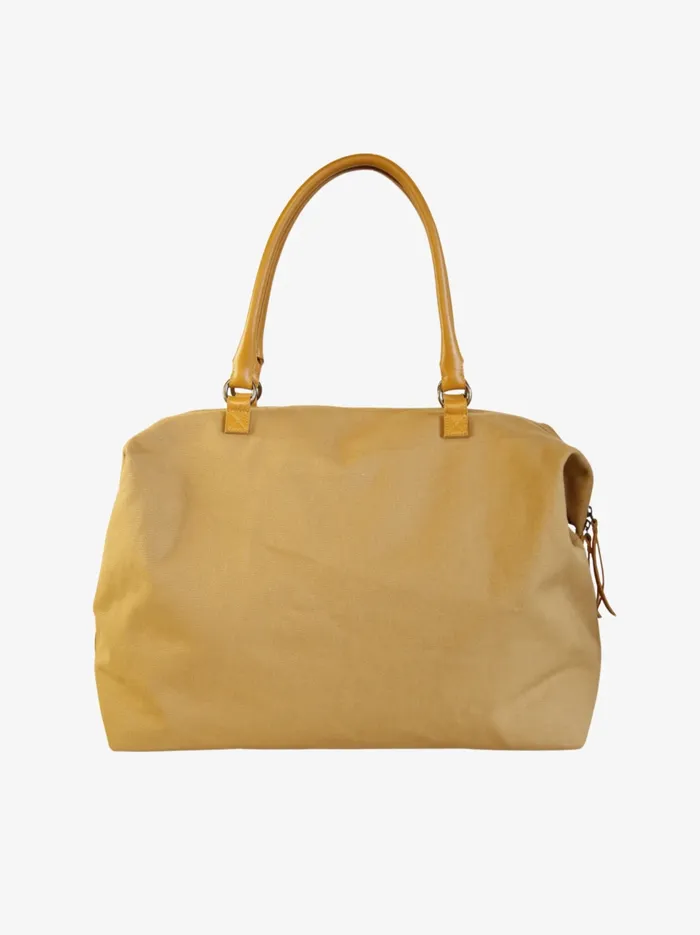 Song CarryOn Weekender Tan Canvas Women Totes and Shoulder Bags Able